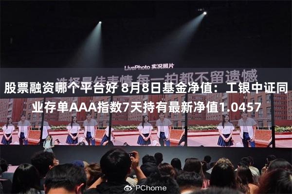 股票融资哪个平台好 8月8日基金净值：工银中证同业存单AAA指数7天持有最新净值1.0457