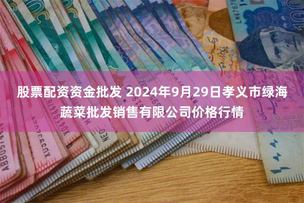 股票配资资金批发 2024年9月29日孝义市绿海蔬菜批发销售有限公司价格行情