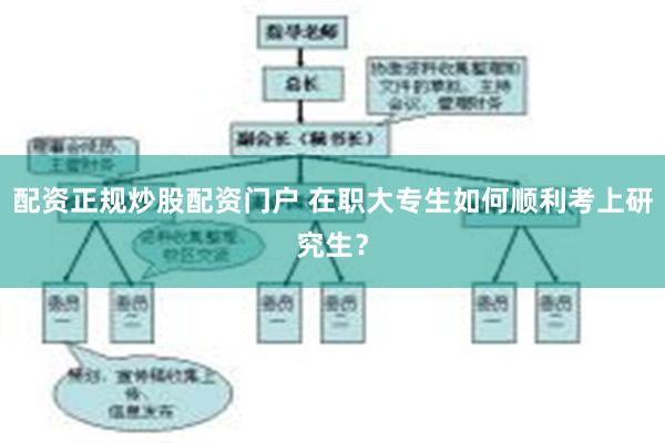 配资正规炒股配资门户 在职大专生如何顺利考上研究生？