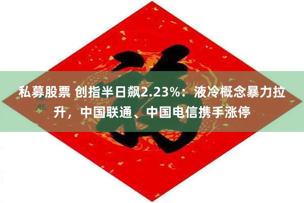 私募股票 创指半日飙2.23%：液冷概念暴力拉升，中国联通、中国电信携手涨停